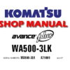 Komatsu WA500-3LK Wheel Loader Service Repair Manual (S/N: A71001 and up)
