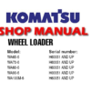 Komatsu WA65-6, WA70-6, WA80-6, WA90-6, WA100M-6 Wheel Loader Service Repair Manual (SN: H00051 and up, H60051 and up)