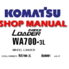 Komatsu WA700-3L Avance Wheel Loader Service Repair Manual (S/N: A50001 and up)