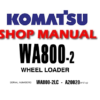 Komatsu WA800-2 (WA800-2LC) Wheel Loader Service Repair Manual (S/N: A20020 and up)