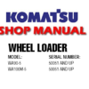 Komatsu WA90-5, WA100M-5 Wheel Loader Service Repair Manual (SN: 50051 and up)