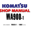 Komatsu WA900-1 Wheel Loader Service Repair Manual (S/N: 10001 and up )