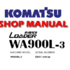 Komatsu WA900L-3 Avance Wheel Loader Service Repair Manual (S/N: 52001 and up)