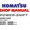 Komatsu WB140PS-2, WB150PS-2 (POWER-SHIFT) Backhoe Loader Service Repair Manual (S/N: 140F50092 and up, 150F50020 and up)