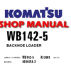 Komatsu WB142-5 Backhoe Loader Service Repair Manual (SN: A13001 and up)
