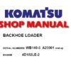 Komatsu WB146-5 Backhoe Loader Service Repair Manual (SN: A23001 and up)