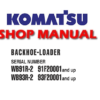 Komatsu WB91R-2, WB93R-2 Backhoe Loader Service Repair Manual (SN: 91F20001, 93F20001 and up)