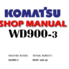 Komatsu WD900-3 Wheel Dozer Service Repair Manual (SN 50001 and up)