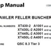 Komatsu XT430-2 , XT430L-2 , XT445L-2 , XT450L-2 CRAWLER FELLER BUNCHER Service Repair Shop Manual