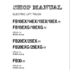 Komatsu FB10EX-11 Thru FB30-11 Electric Lift Truck Service Repair Shop Manual