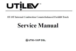 Utilev A253 (UT80-100P) 8T-10T Internal Combustion Counterbalance Forklift Truck Service Repair Manual