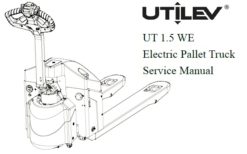 Utilev A378 (UT15WE) Electric Pallet Truck Service Repair Manual